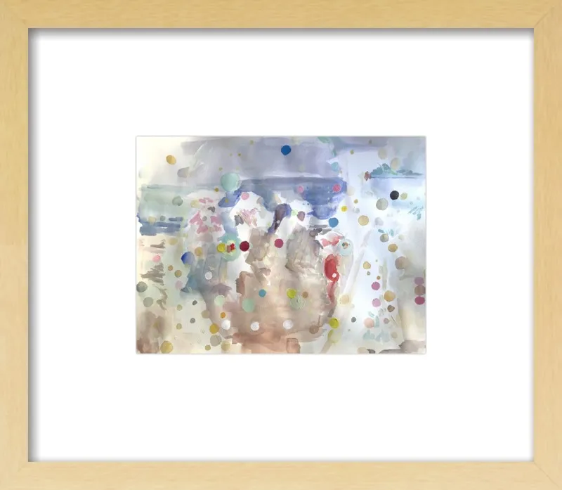 Beach scene (from memory)  by Hannah Dean for Artfully Walls