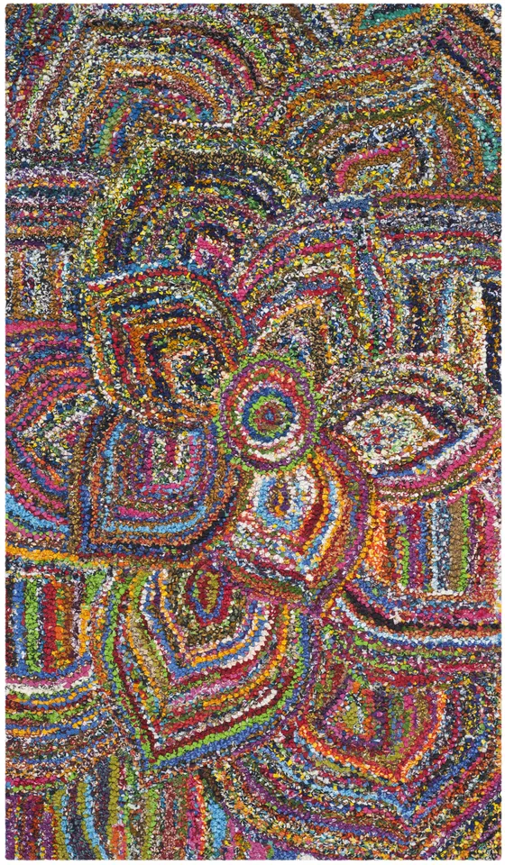 Arlo Home Hand Tufted Area Rug, NAN517A, Multi,  3' X 5'