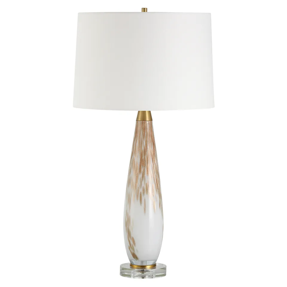 Lyra White & Gold Table Lamp