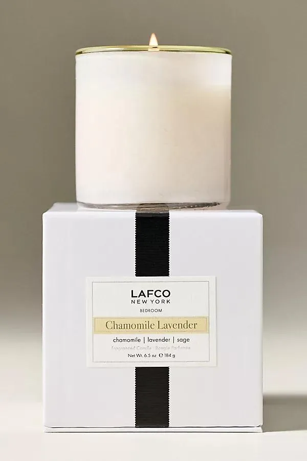LAFCO Woody Feu De Bois Boxed Glass Candle