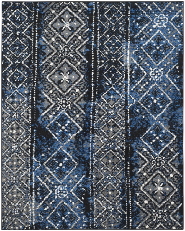 Arlo Home Woven Area Rug, ADR111A, Silver/Black,  9' X 12'