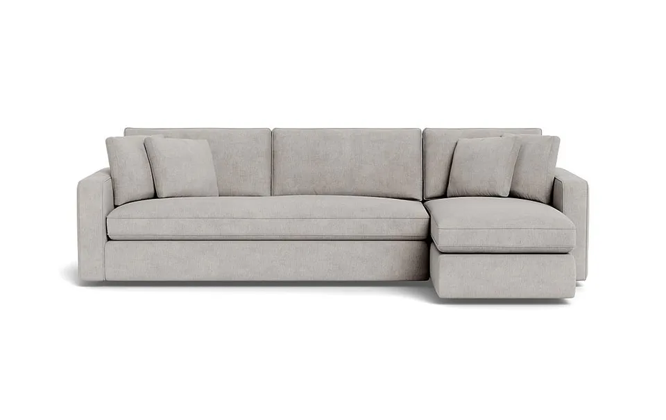 James 3-Seat Right Chaise Sectional with Storage