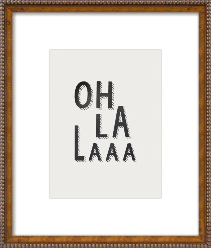 Oh la la by Lonneke de Roos - Kind of Style for Artfully Walls