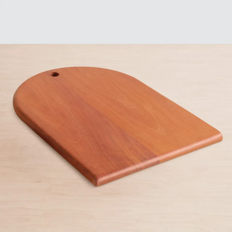 The Citizenry Tikal Wood Serving Board Arch | Large | Mahogany