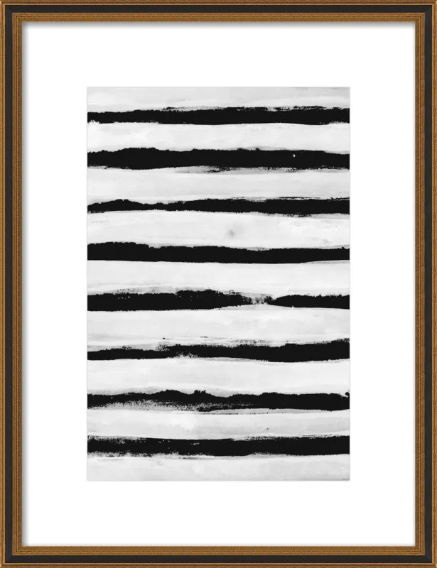 Black and White Stripes by Georgiana Paraschiv for Artfully Walls