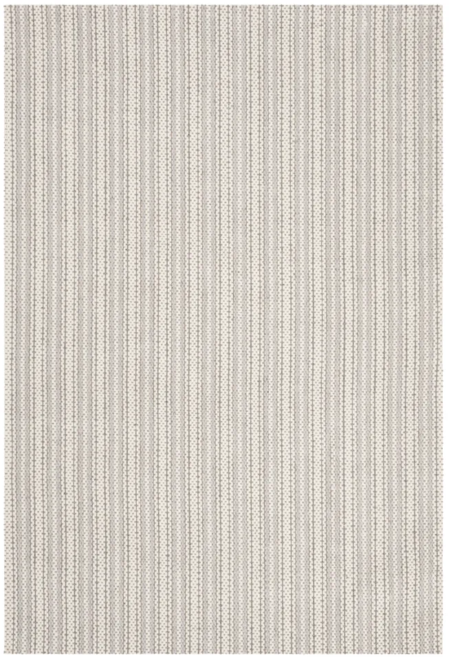 Arlo Home Hand Hooked Area Rug, WIL105A, Grey/Ivory,  4' X 6'