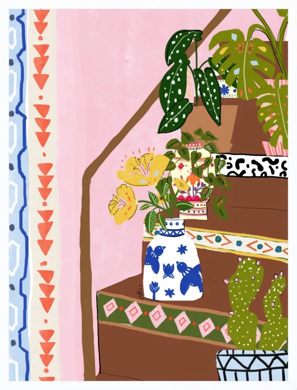 Bohemian Tiles by Alja Horvat for Artfully Walls