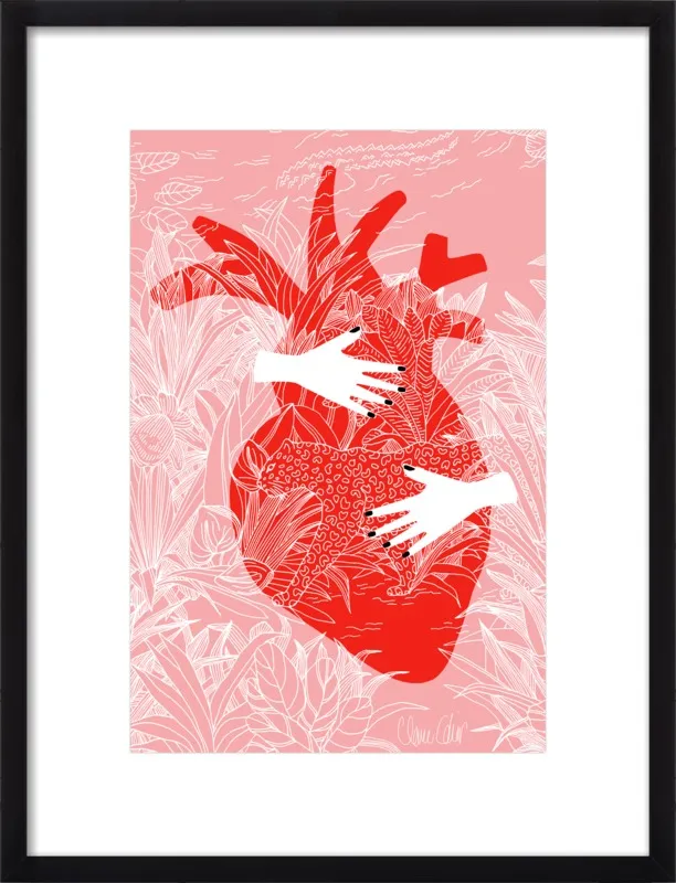 REFUGE ROSE by Claire Colin for Artfully Walls