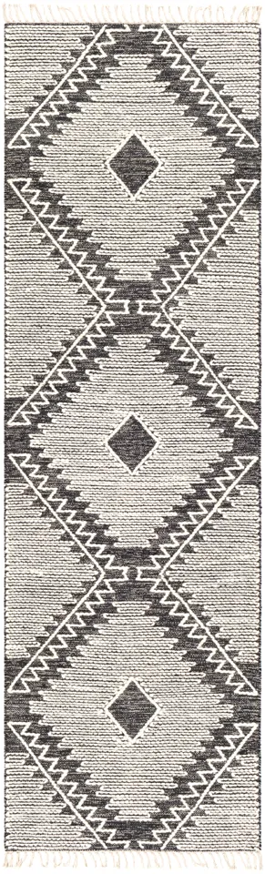 Bedouin Beige Indoor 2'6" x 8' Handmade Rug