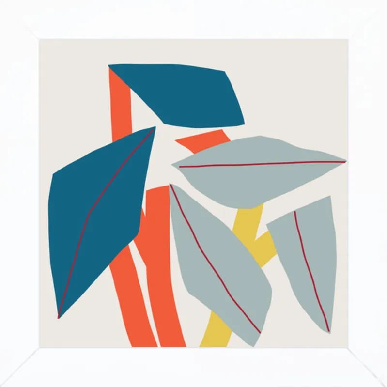 Colourful leaves by Jessica Nielsen for Artfully Walls