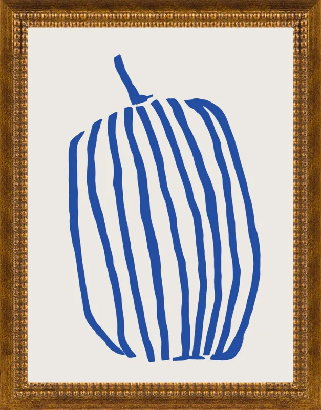 Striped pumpkin by Jessica Nielsen for Artfully Walls