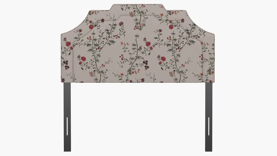 Art Deco Headboard, Multi Bamboo Garden, Full