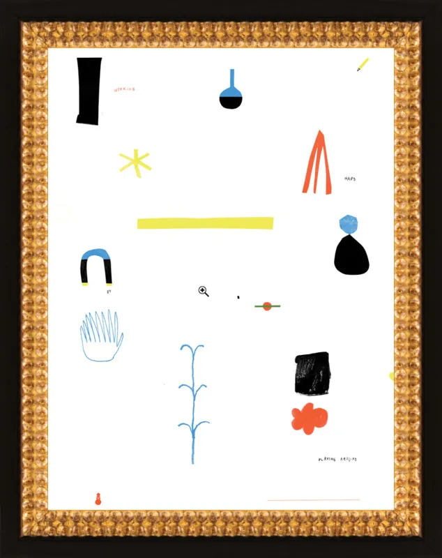 Working hard by playing around  by Agata Królak for Artfully Walls