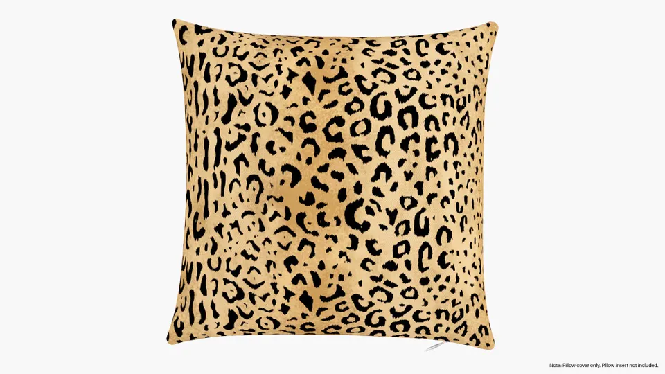 Throw Pillow Cover 16", Leopard, 16" x 16"
