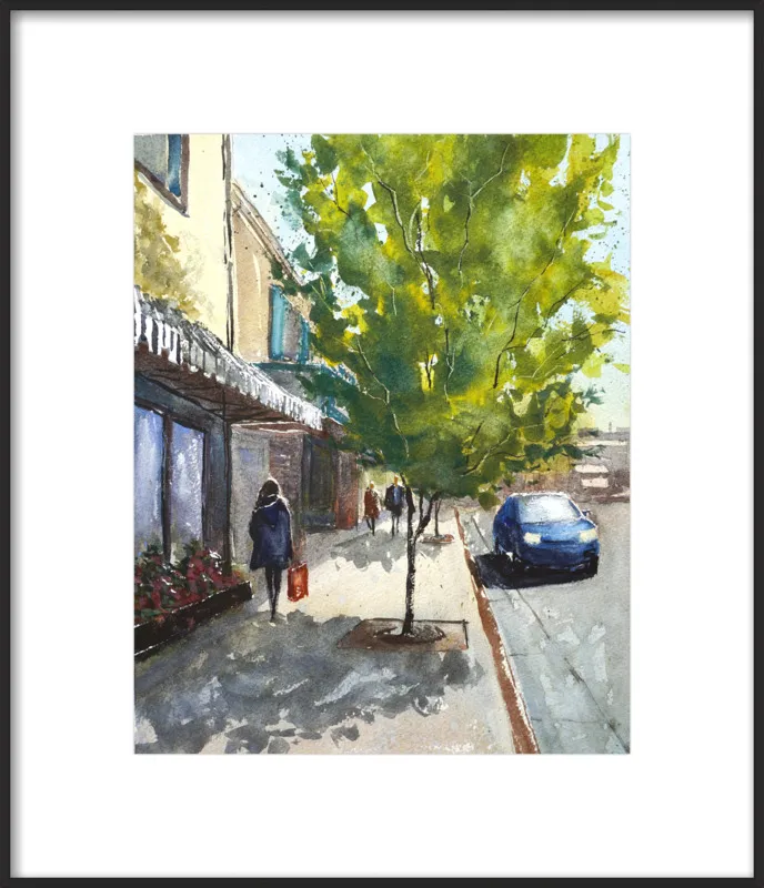 Shops in Laguna by Lauren Dusing for Artfully Walls