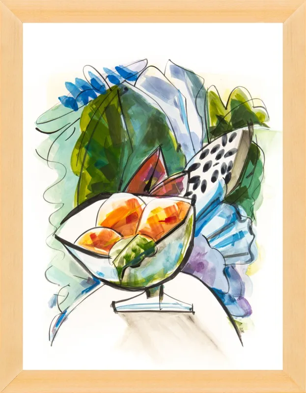 Still life with oranges by Becky Aubry for Artfully Walls