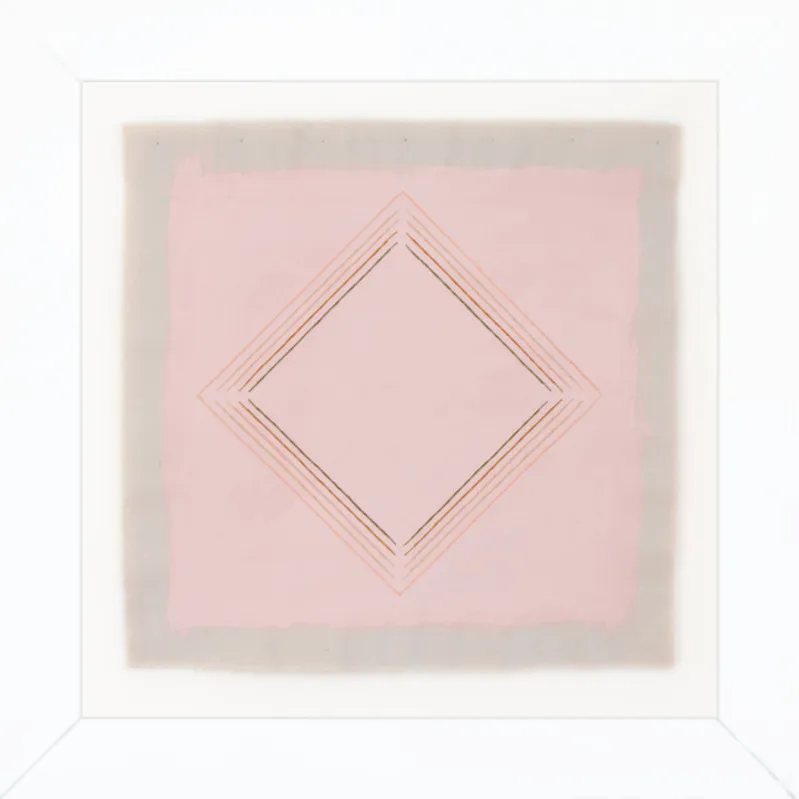 Pink with Peach Diamond by Emily Keating Snyder for Artfully Walls