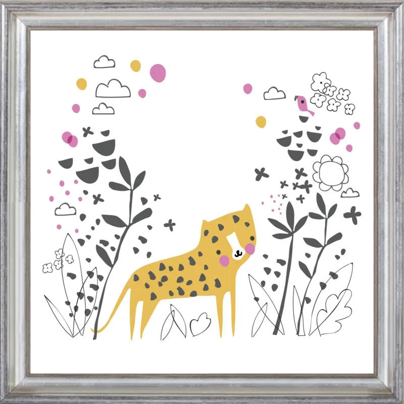Little jungle leopard by Lizzie Mackay for Artfully Walls