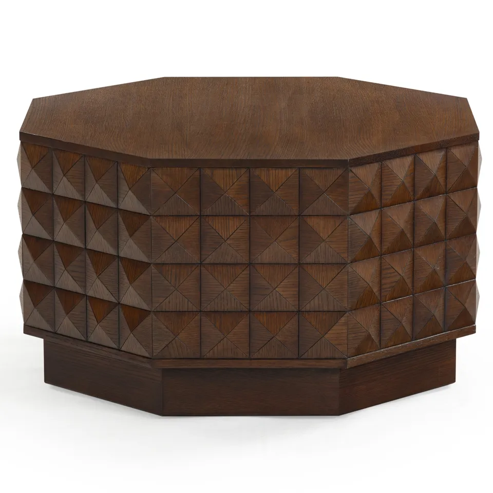 Patty Wood Octagon Coffee Table - Walnut