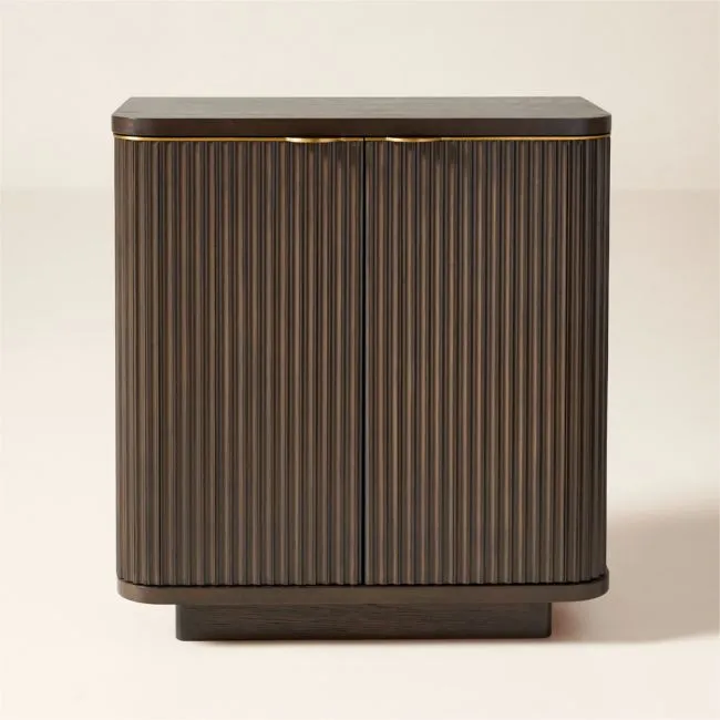 Davison 30" Fluted Dark Oak Cabinet