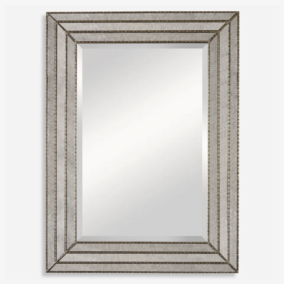 Seymour Antique Silver Mirror