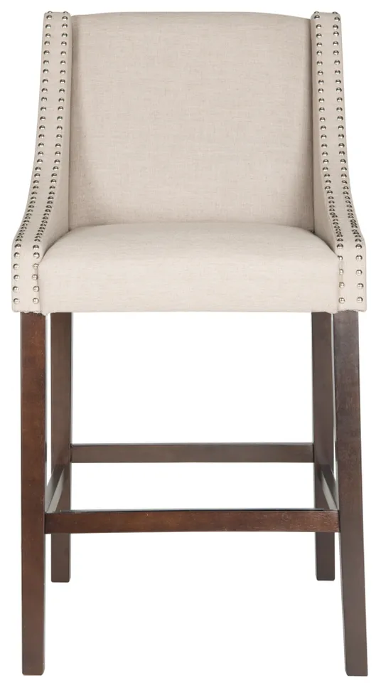 Dylan Bar Stool - Taupe/Espresso