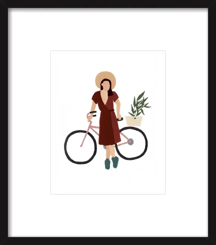 Biking Beauty by Taylor Ann for Artfully Walls