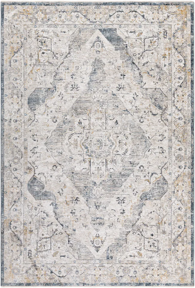 Cardiff Beige Indoor 2' x 2'11" Machine Woven Rug