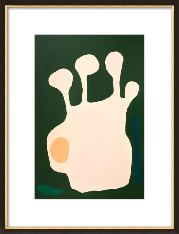 Nectarine Vase, abstraction 11 by Neicy Frey by Neicy Frey for Artfully Walls