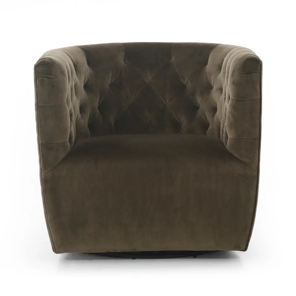 Hanover Swivel Chair - Surrey Olive