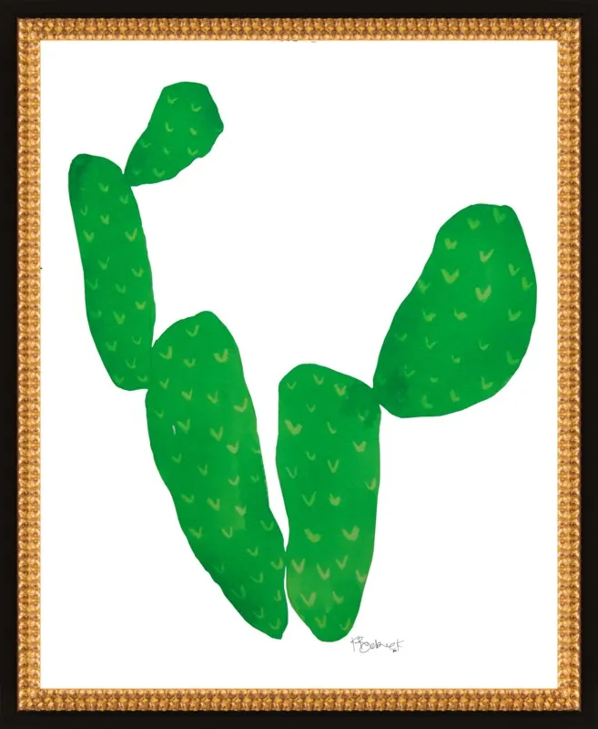 Green Cacti by Kate Roebuck for Artfully Walls