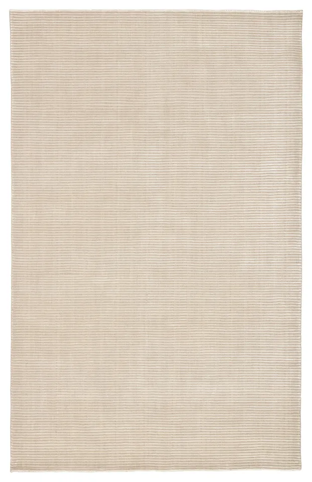 Basis Handmade Solid White Area Rug (10'X14')