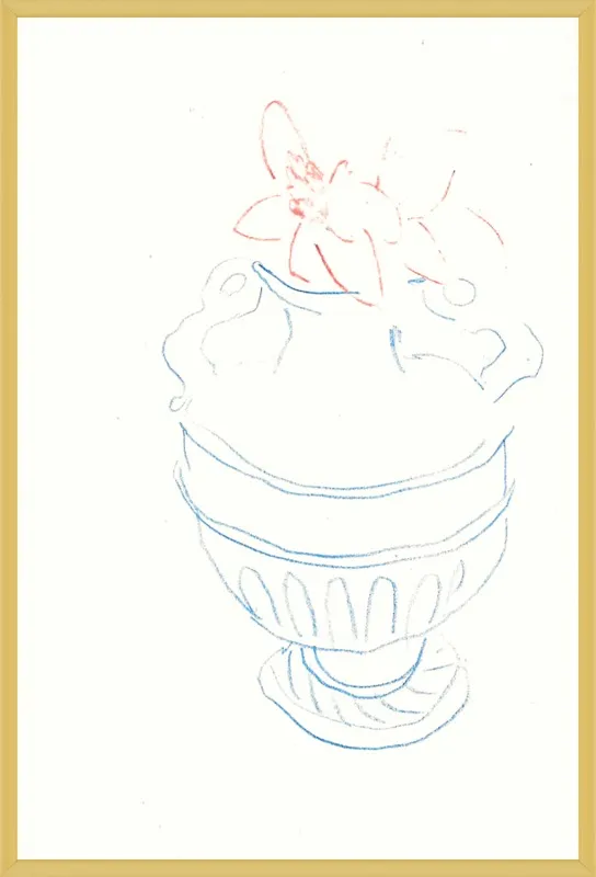 Sevres vase by Shanti Shea An for Artfully Walls