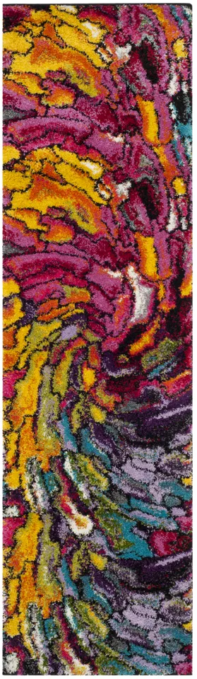 Arlo Home Woven Area Rug, FSG373M, Multi,  2' 3" X 8'