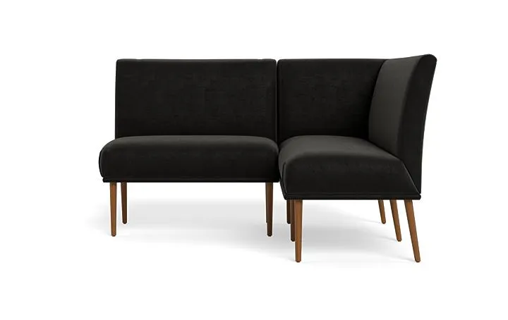 Dorian Upholstered Petite Right Banquette with Tufting Option