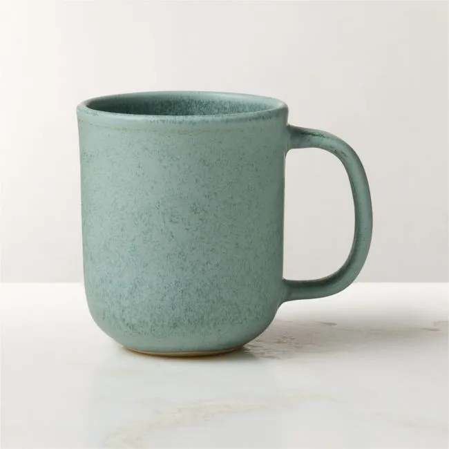 Drift Light Teal Mug with Reactive Glaze
