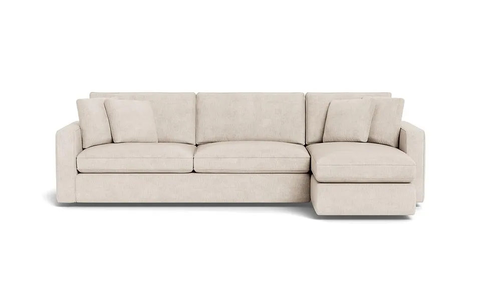 James 3-Seat Right Chaise Sectional with Storage