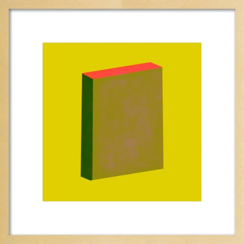 Color Books 4, Olive, Forest, Hot Red & Pear Green by Jessica Poundstone for Artfully Walls