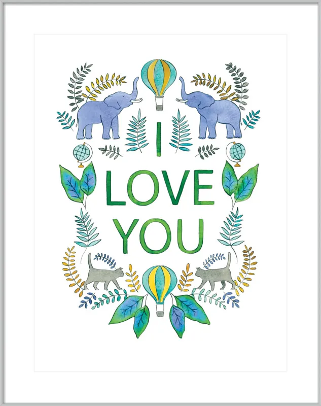 I Love You by Rachel Rogers for Artfully Walls