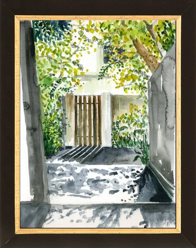 Garden Gate by Miri Eshet for Artfully Walls
