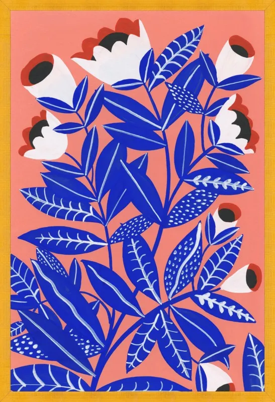 Blue Plant by Agathe Singer for Artfully Walls