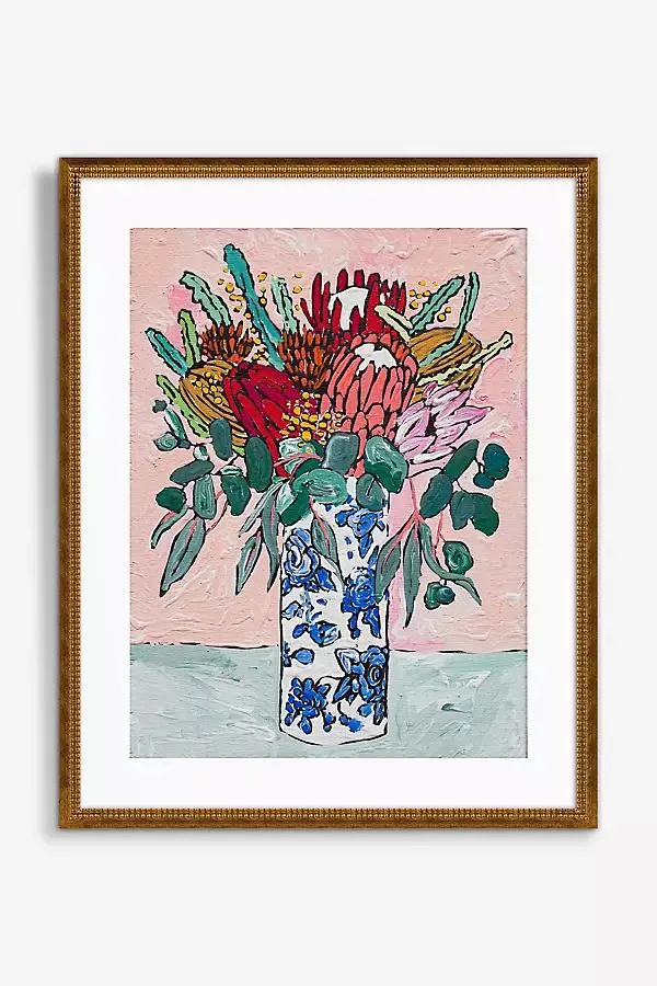 Australian Banksia Floral Bouquet Wall Art