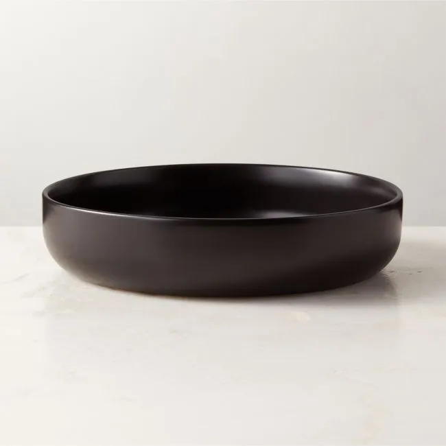 Mori Matte Black Pasta Bowl