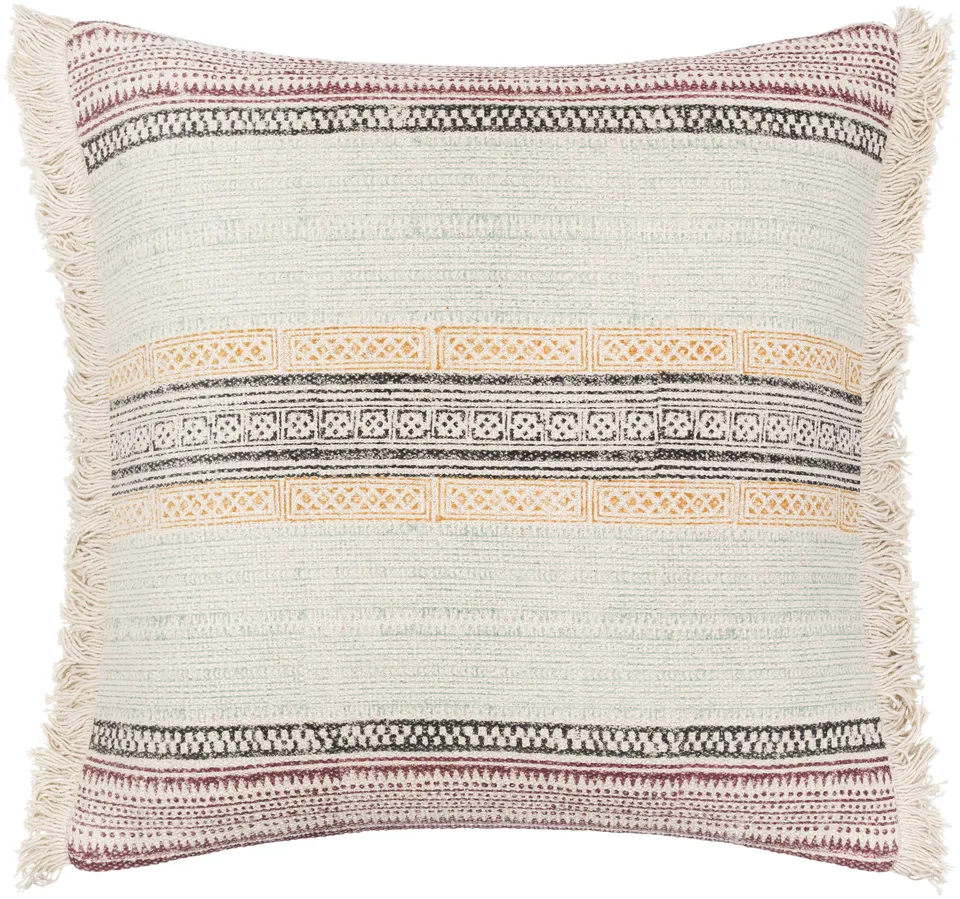 Zendaya ZEN-001 22"L x 22"W Down Filled Pillow