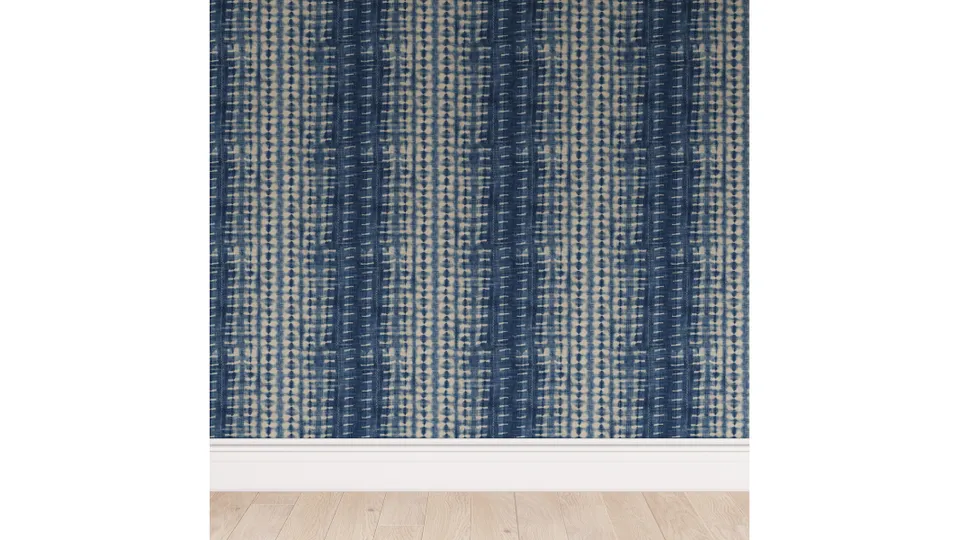 Peel and Stick Wallpaper Roll, Shibori