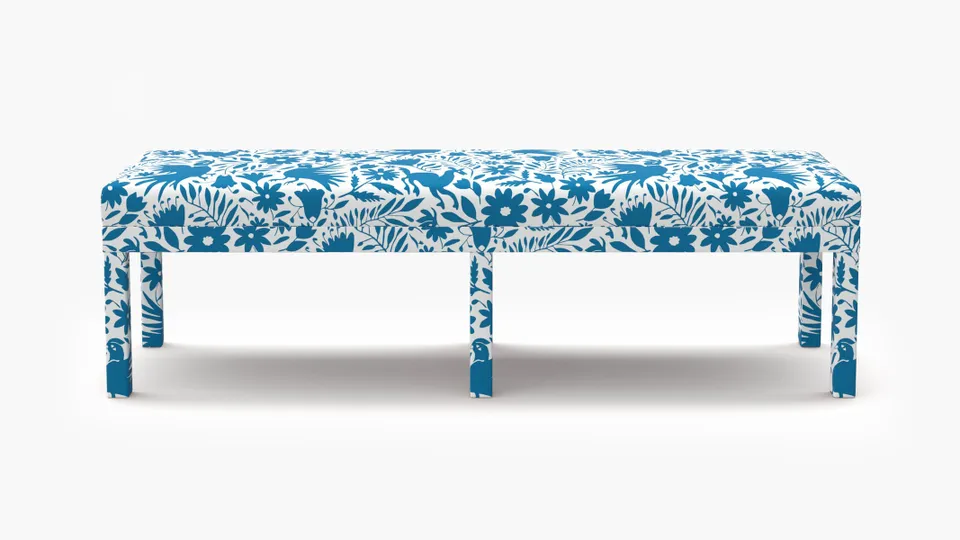 Parsons Bench, Cerulean Frida