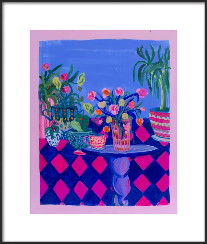 Pots and Plants painting by Davina Shefet for Artfully Walls