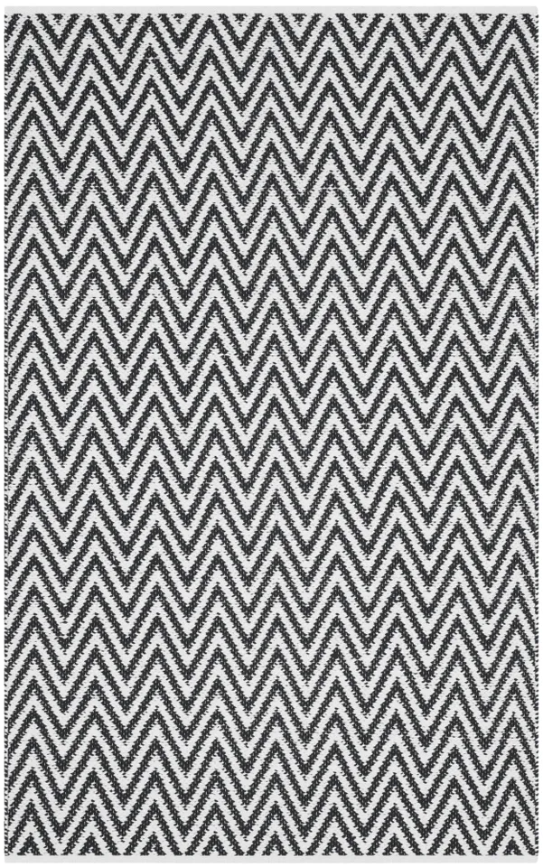 Arlo Home Hand Woven Area Rug, MTK812D, Black/Ivory,  3' X 5'