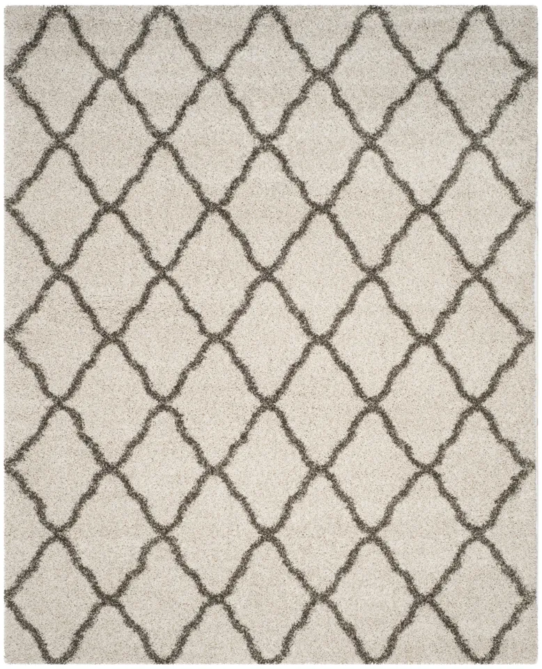 Arlo Home Woven Area Rug, SGH283A, Ivory/Grey,  9' X 12'