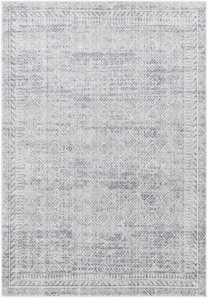 Alice Gray Indoor 8'10" x 12' Machine Woven Rug